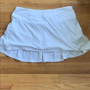 White Lululemon Running Skirt